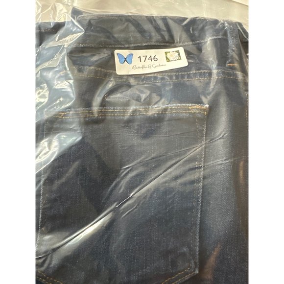 Frame Denim Jeans Womens 28 Blue Dark Wash Le High Flare Pants Sutherland - Picture 14 of 15